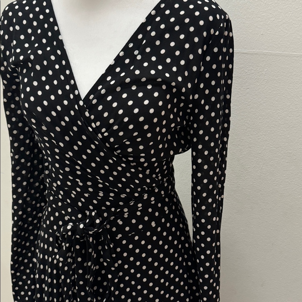 Zimmermann Polka Dot Wrap Dress - Picture 6 of 10